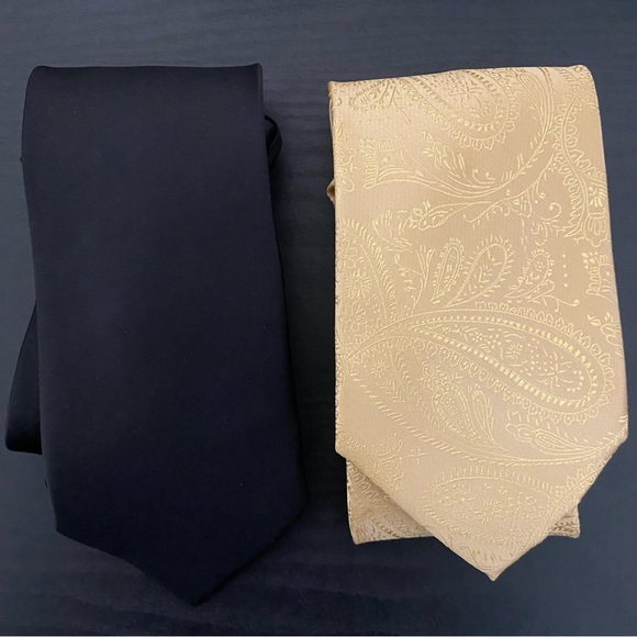 Lot of 8 Ties Silk Microfiber Polyester - Picture 5 of 5